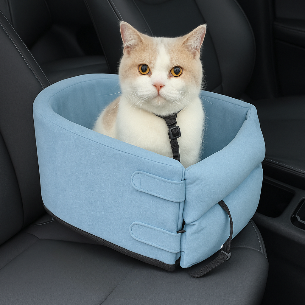 Pet Travel Car Seat with Soft Padding