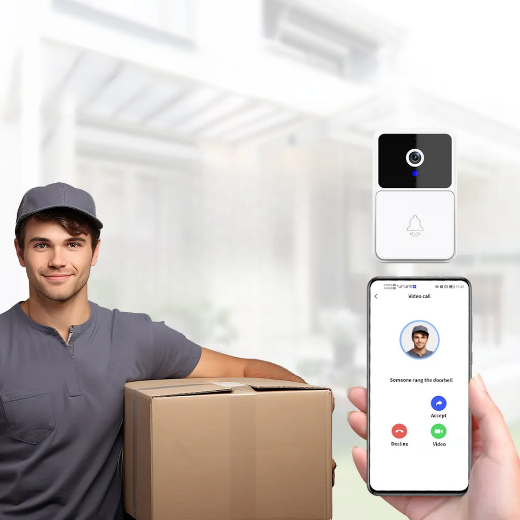 Video Doorbell Camera with Two-Way Audio