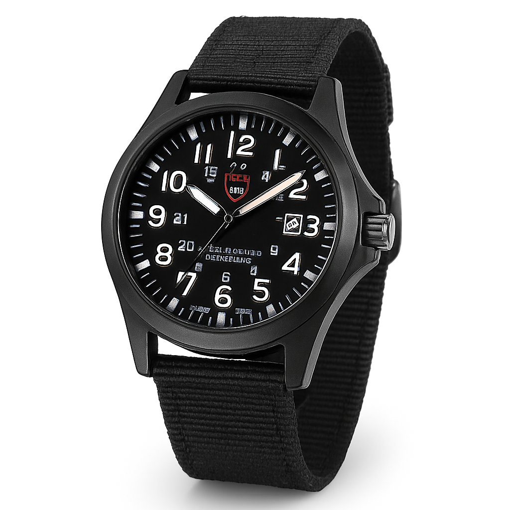 Men’s Military Style Waterproof Canvas Watch