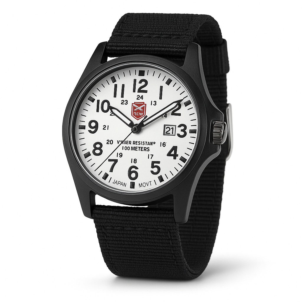 Men’s Military Style Waterproof Canvas Watch