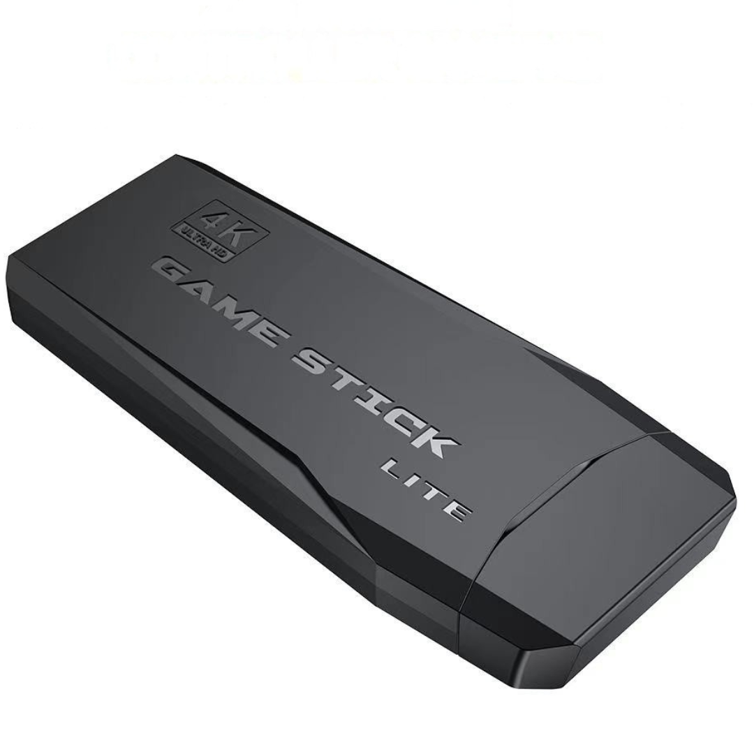 4K Retro Video Game Console Stick Dual Wireless Controllers Set