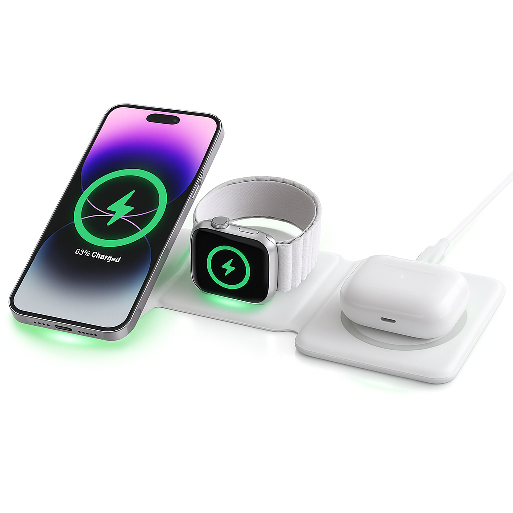 Wireless Charger Foldable Travel Charging Pad