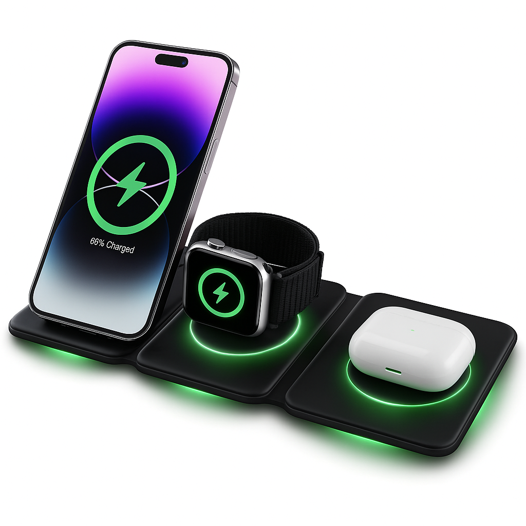Wireless Charger Foldable Travel Charging Pad