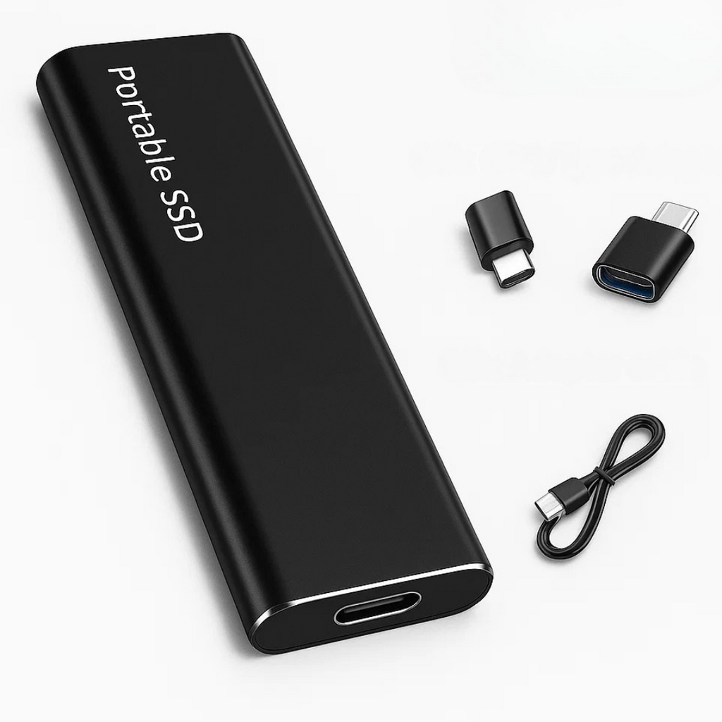 Portable SSD with USB-C Fast Data Transfer