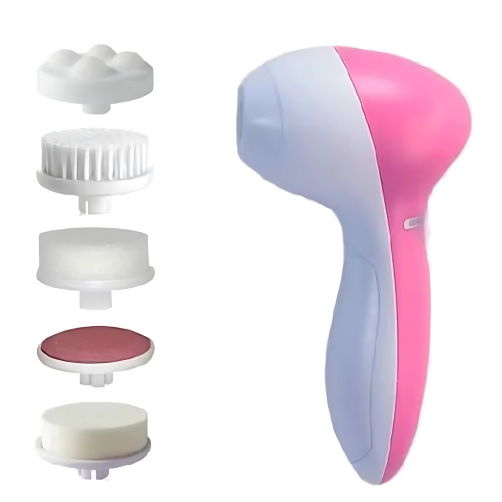 Facial Cleansing Brush with Massage Attachments