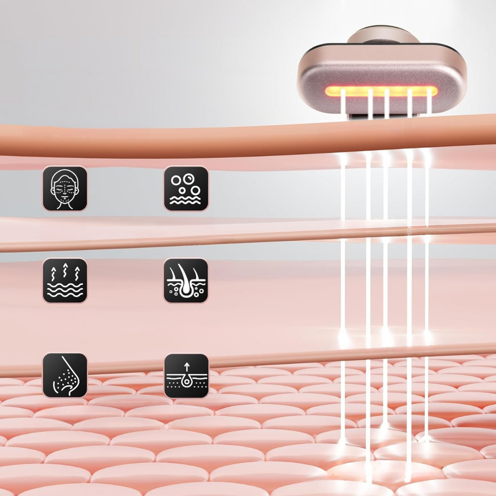 Facial Wand Red Light Skin Therapy Tool