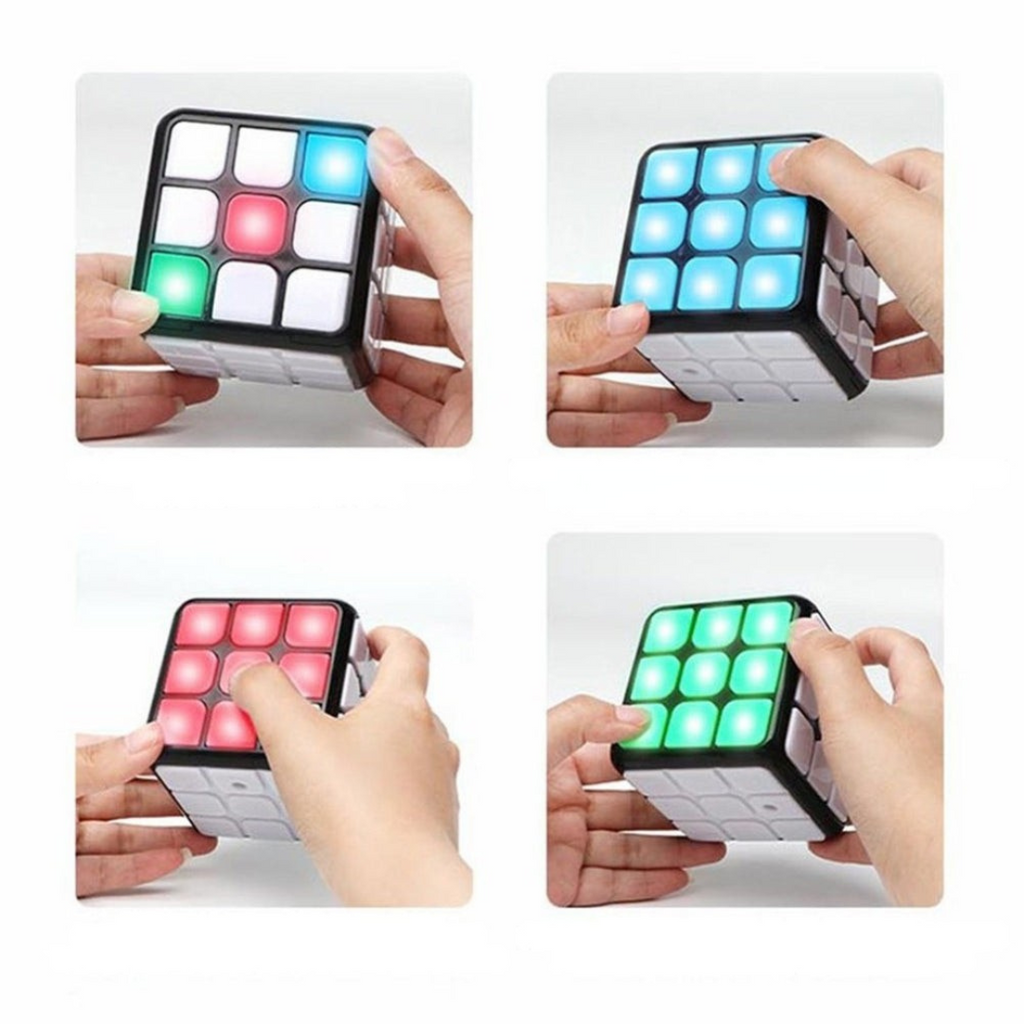 Puzzle Cube Toy with LED Light Effects