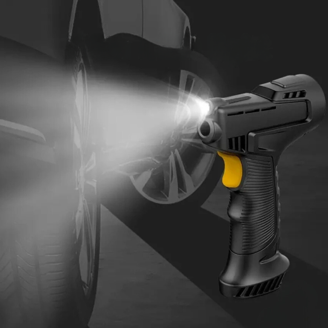 Tire Inflator with Digital Display and LED Light