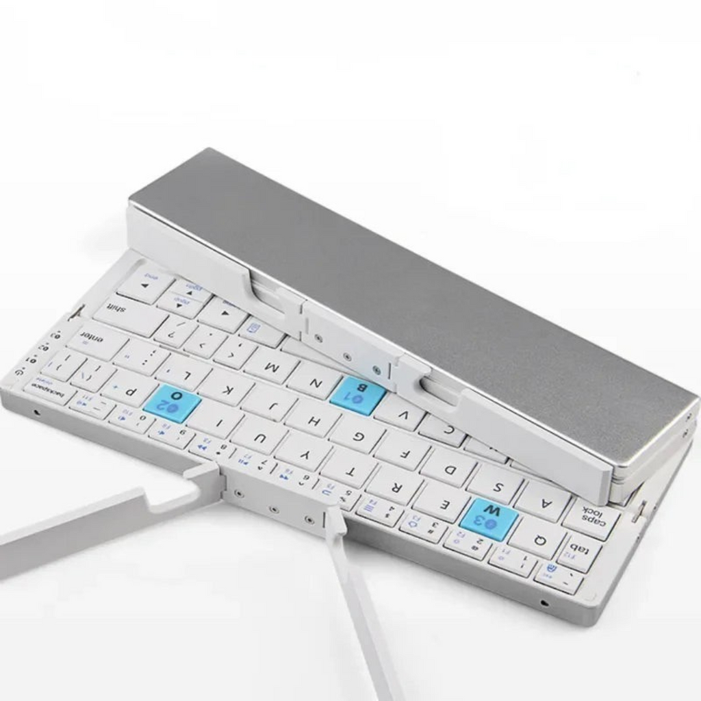 Bluetooth Keyboard with Stand for Tablet Devices