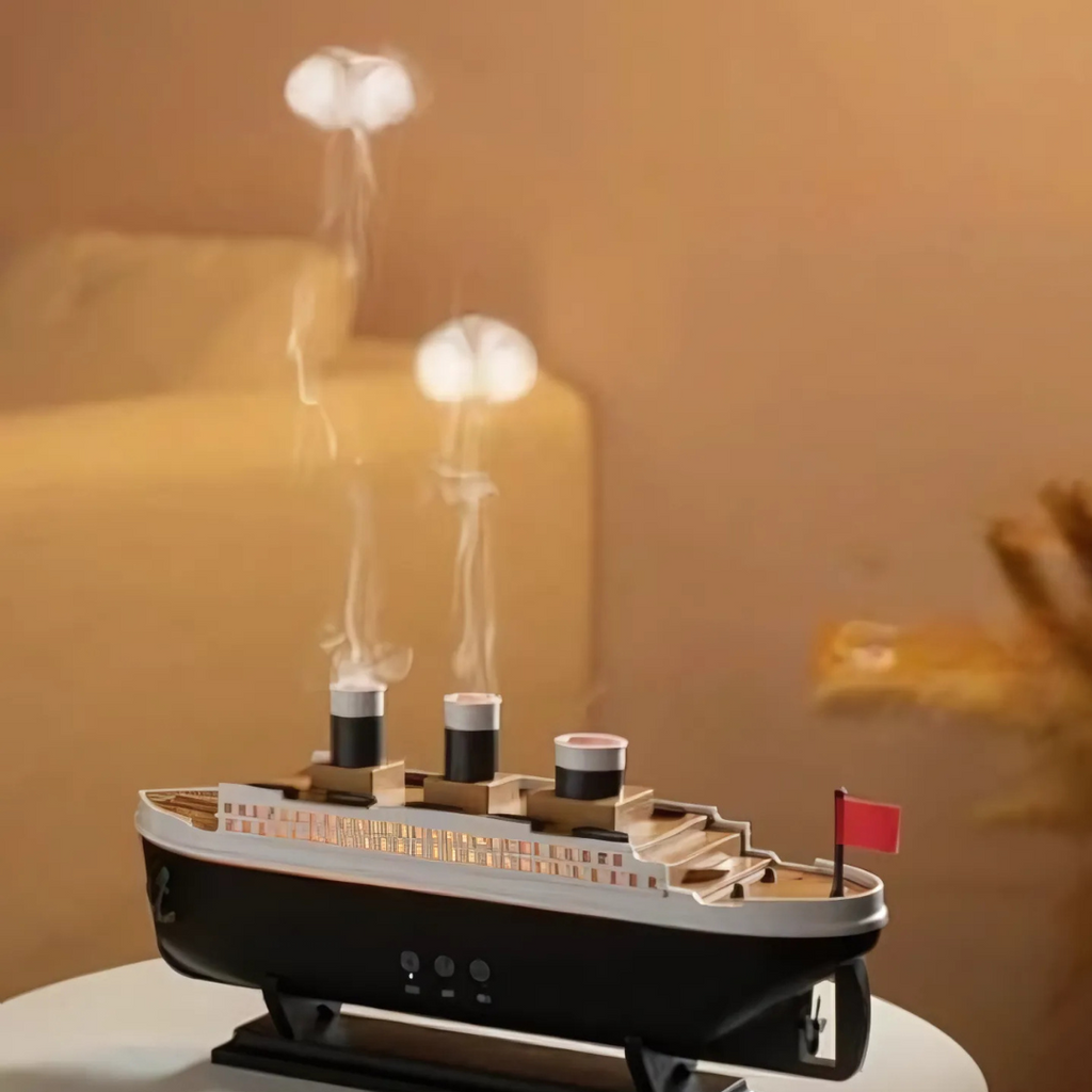 Air Humidifier with Lights and Aroma Diffuser