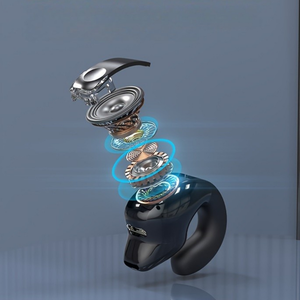 Headphones with Clip On Open Ear Design