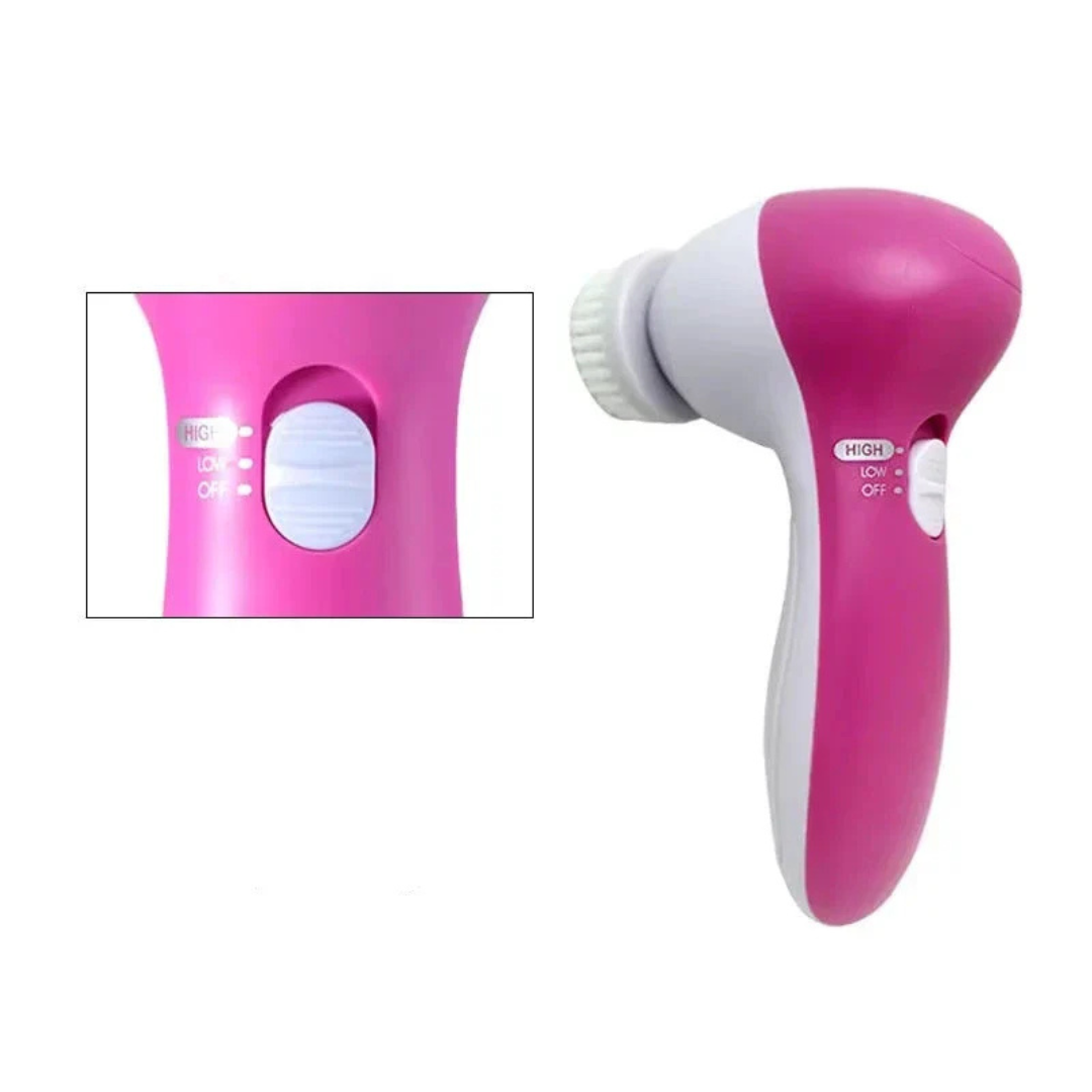 Facial Cleansing Brush with Massage Attachments