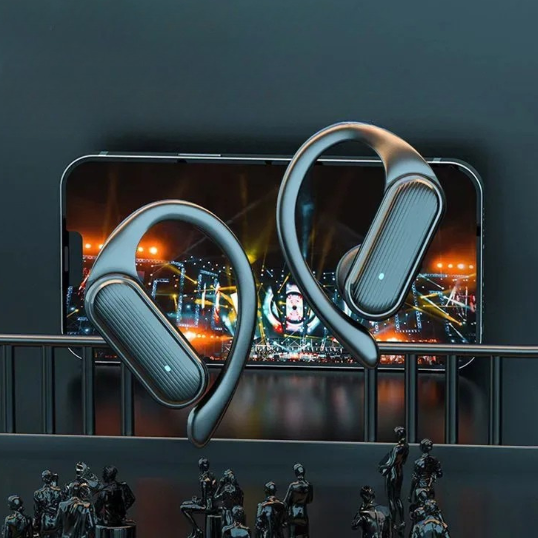 Wireless Headphones with Ear Hook Design