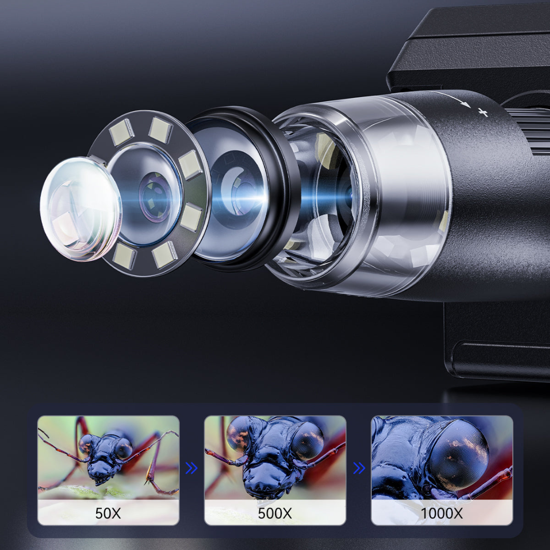 Digital Microscope with Screen for Soldering