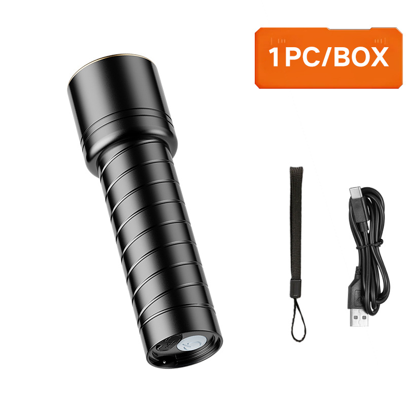 LED Torch High Lumens Tactical Flashlight Set