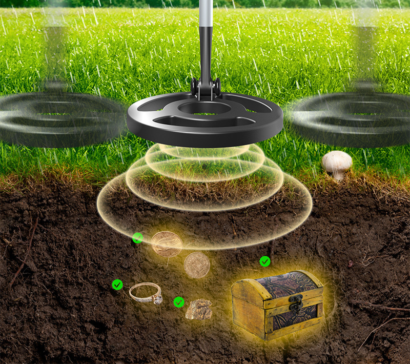 Metal Detector Lightweight Adjustable Treasure Hunter