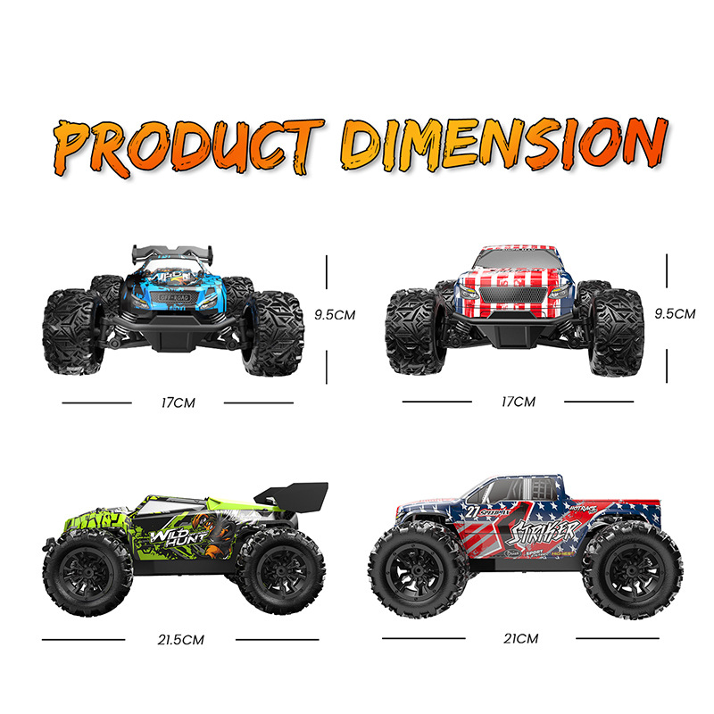 High Speed Remote Control Off-Road Monster Truck – 1:20 Scale