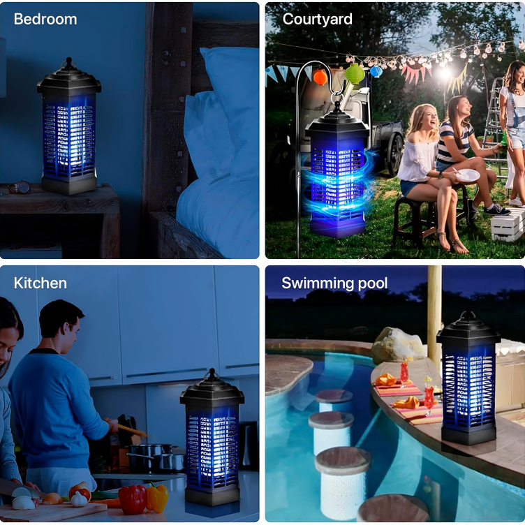 ZapGuard Pro | High-Voltage Bug Zapper for Outdoor Use