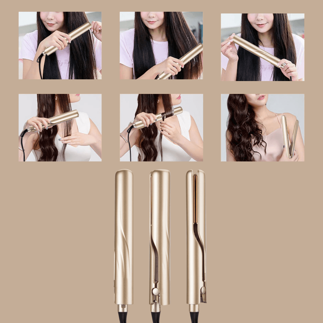 Hair Straightener with Ceramic Plates for Styling