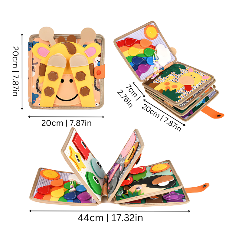 Activity Book Soft Fabric Montessori Toy