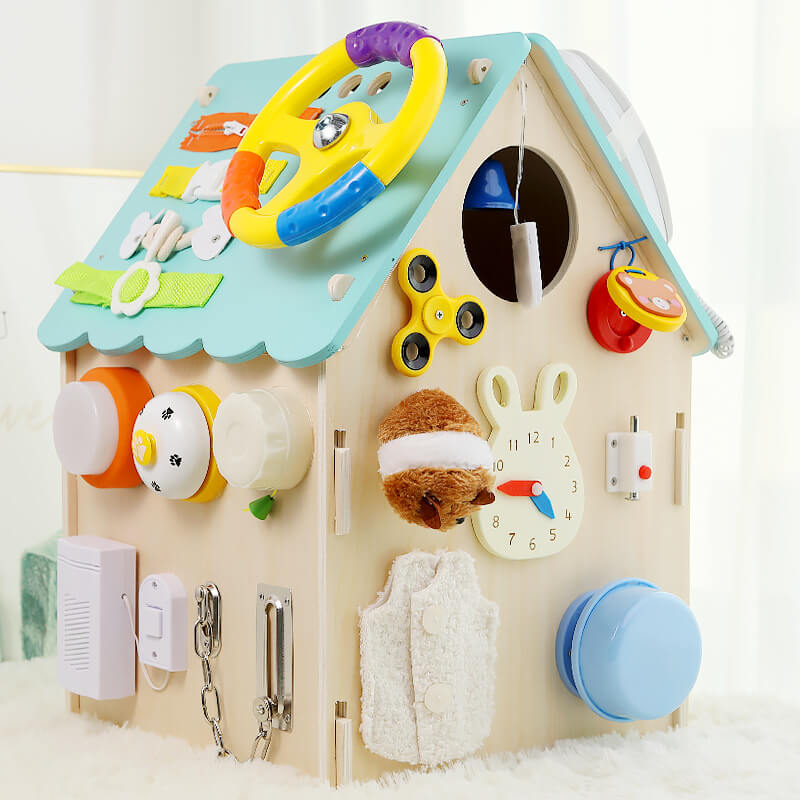 Wooden Kids Activity Learning Play Centre