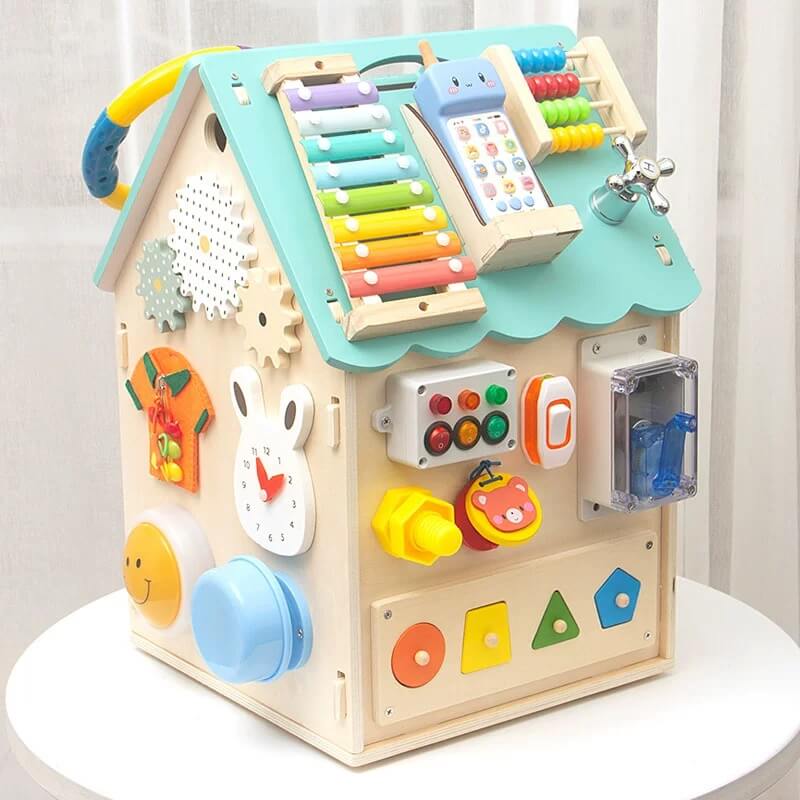 Wooden Kids Activity Learning Play Centre