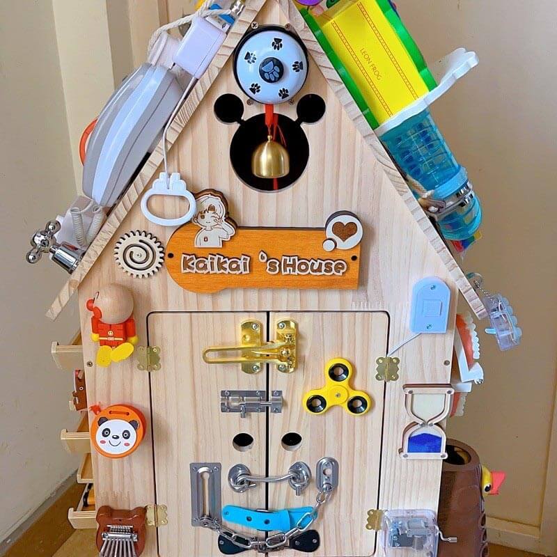Wooden Kids Activity Learning Play Centre