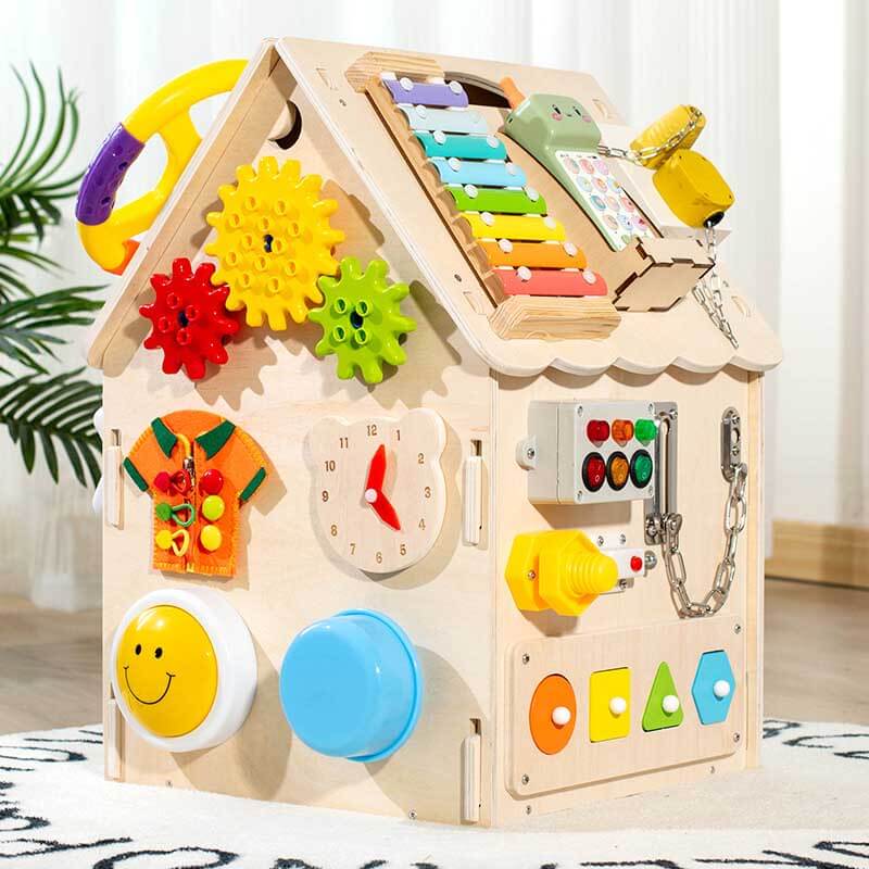 Wooden Kids Activity Learning Play Centre