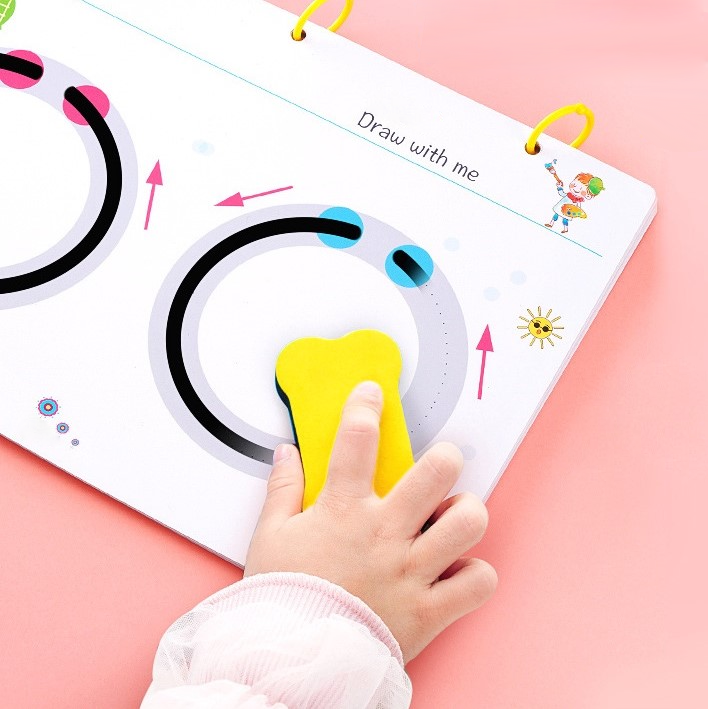 Reusable Kids Learning Writing Practice Book