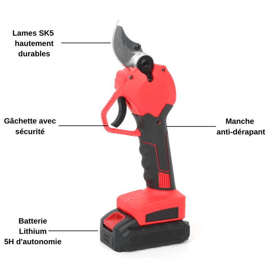 TrimEase Pro | Cordless Electric Pruning Shears for Gardens