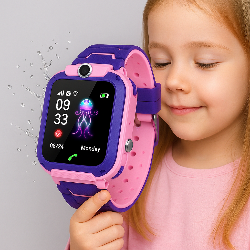Kids GPS Waterproof Smartwatch SOS Tracker