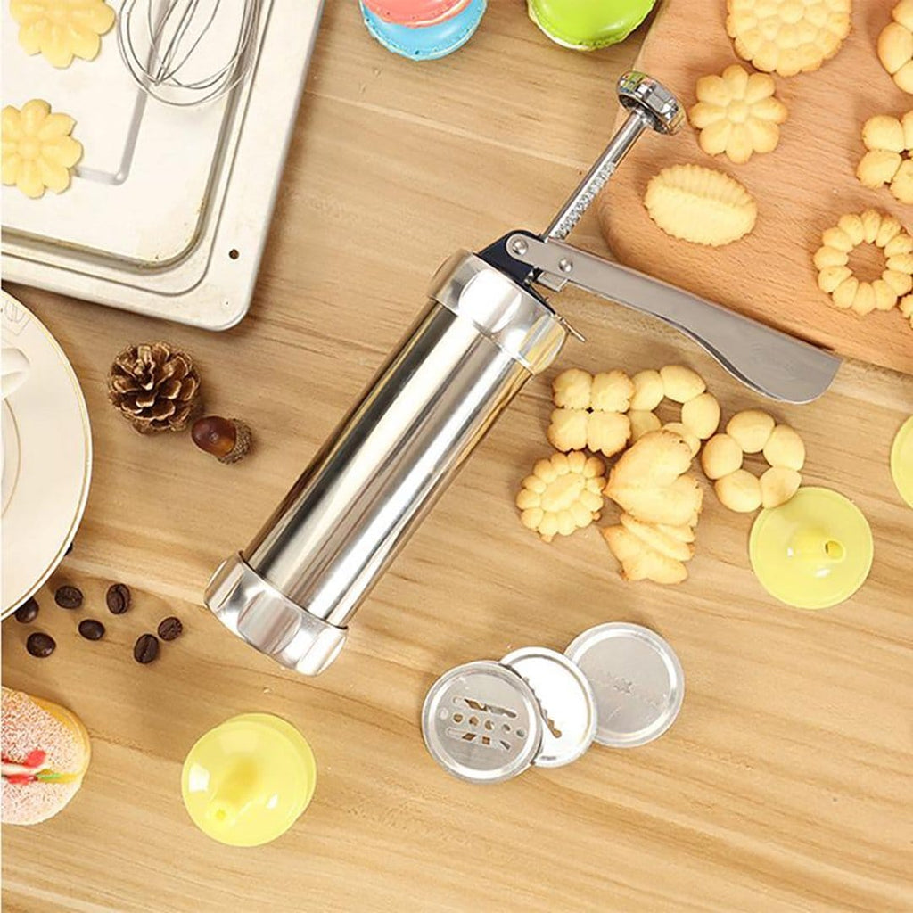 Biscuit Press Stainless Steel Cookie Maker