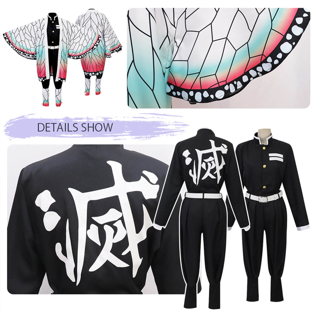 Halloween Costume Kids Anime Kimono Outfit Set