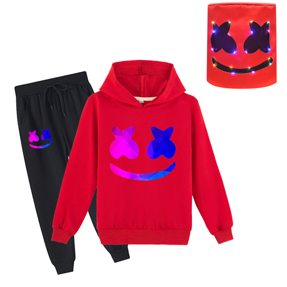 Halloween Costume Kids DJ Hoodie Pants Set