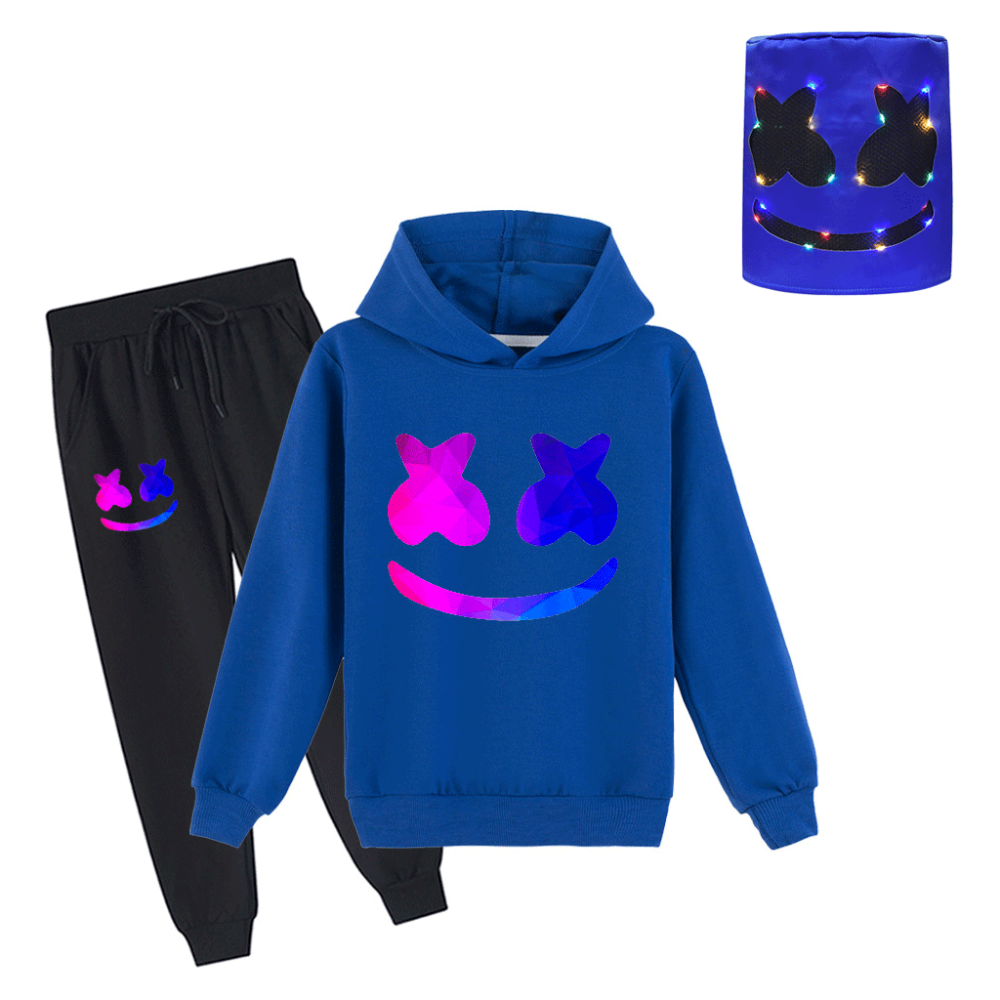 Halloween Costume Kids DJ Hoodie Pants Set