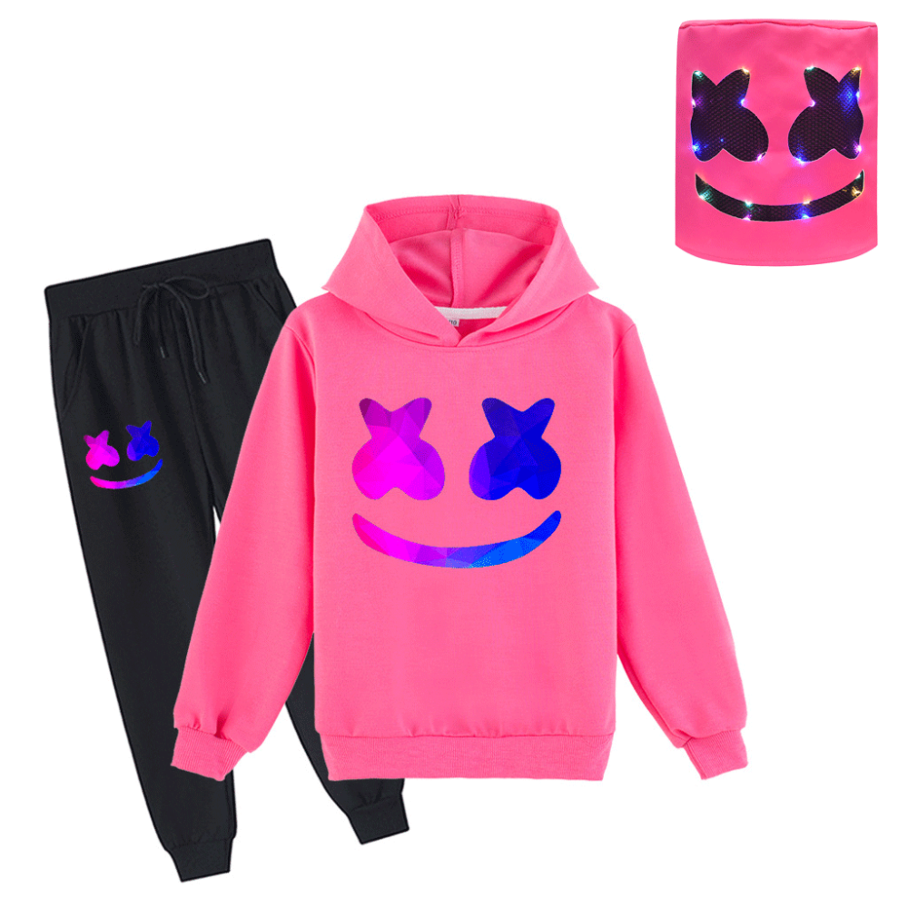 Halloween Costume Kids DJ Hoodie Pants Set
