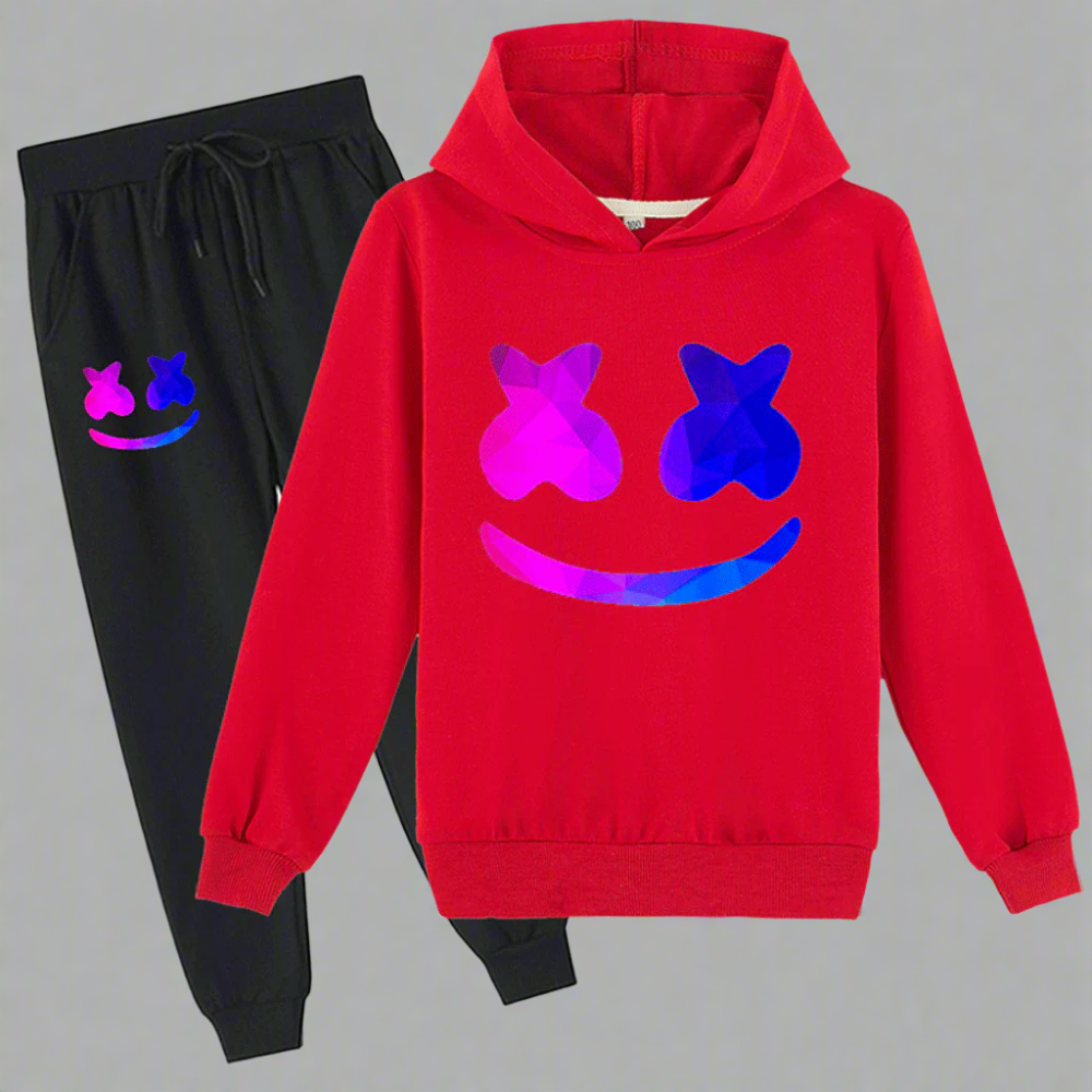 Halloween Costume Kids DJ Hoodie Pants Set