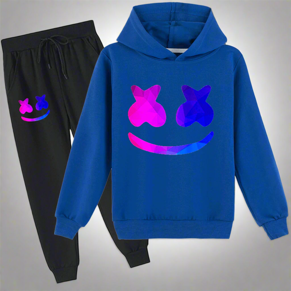 Halloween Costume Kids DJ Hoodie Pants Set