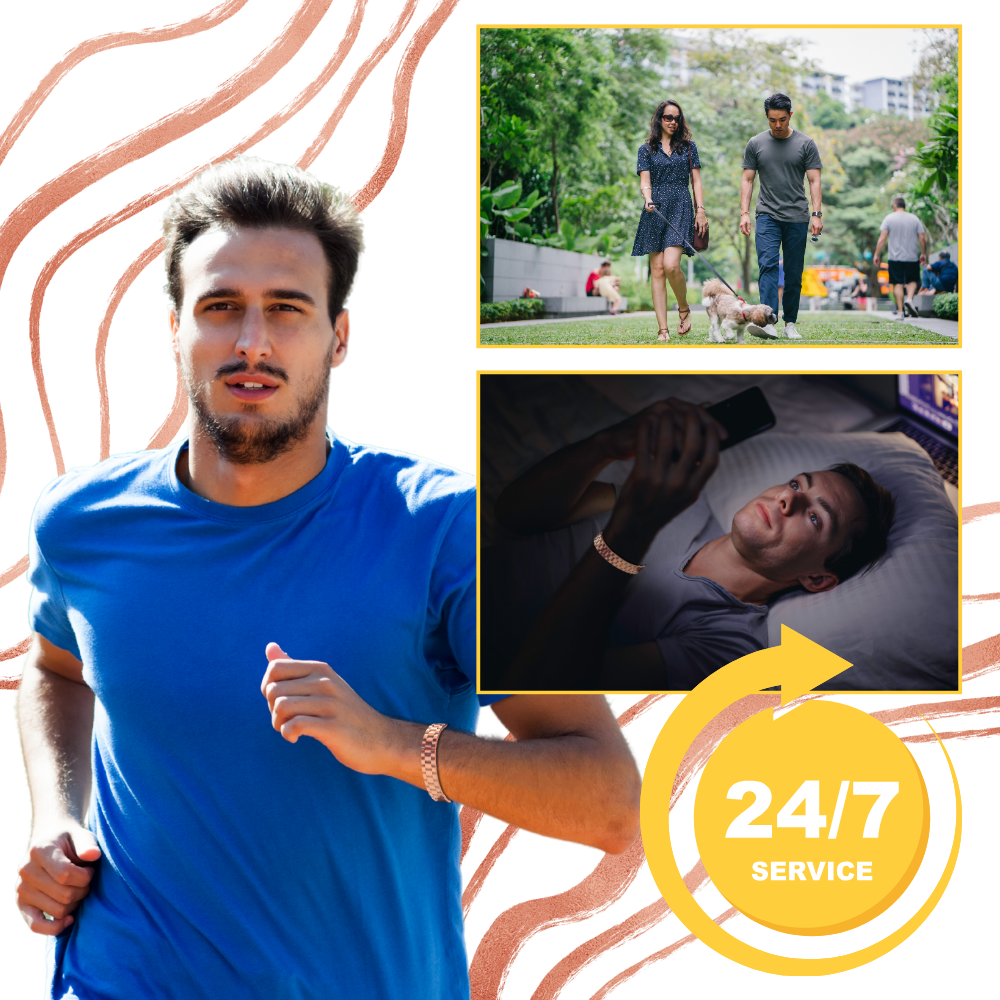 Magnetic Copper Bracelet Therapy Wellness Band