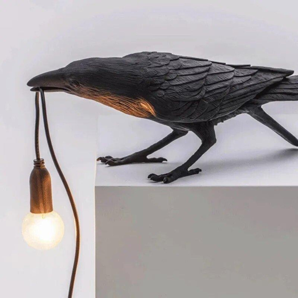 Halloween Decoration Crow Table Lamp Light