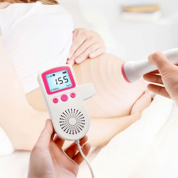 Fetal Doppler Heart Rate Monitor with LCD Display