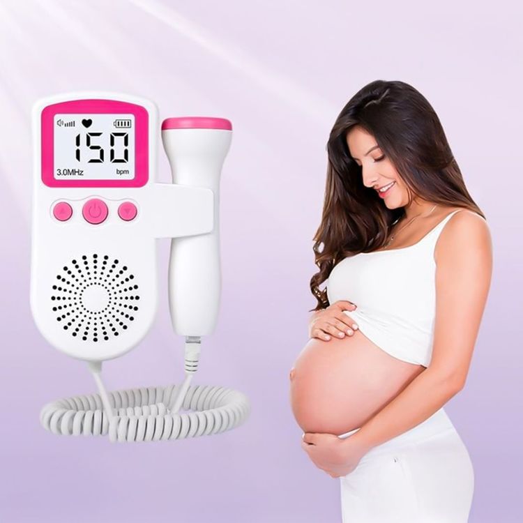 Fetal Doppler Heart Rate Monitor with LCD Display