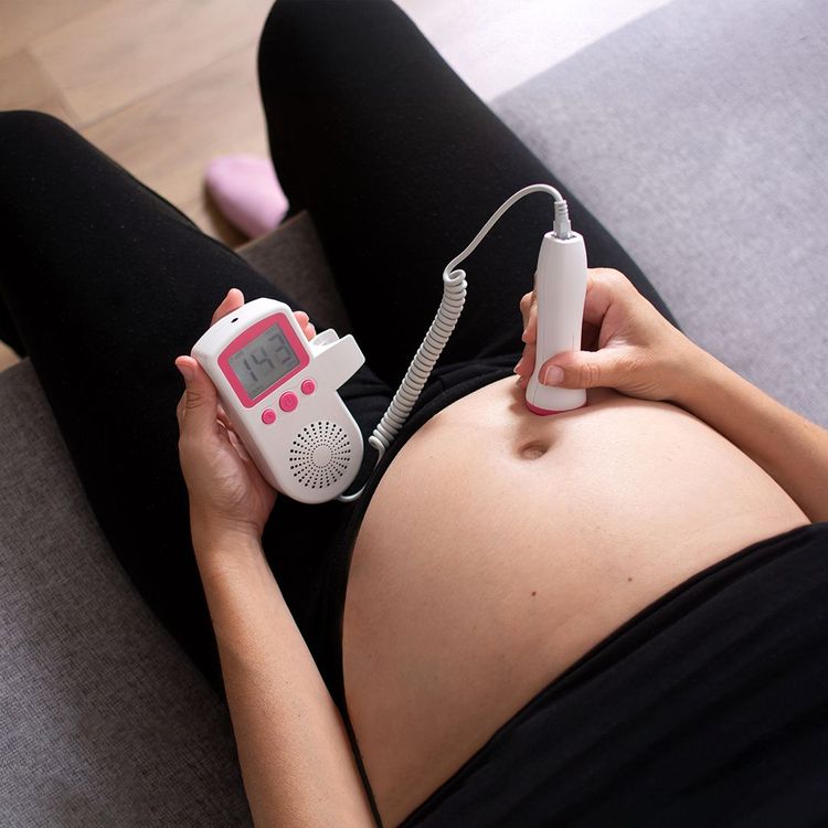 Fetal Doppler Heart Rate Monitor with LCD Display