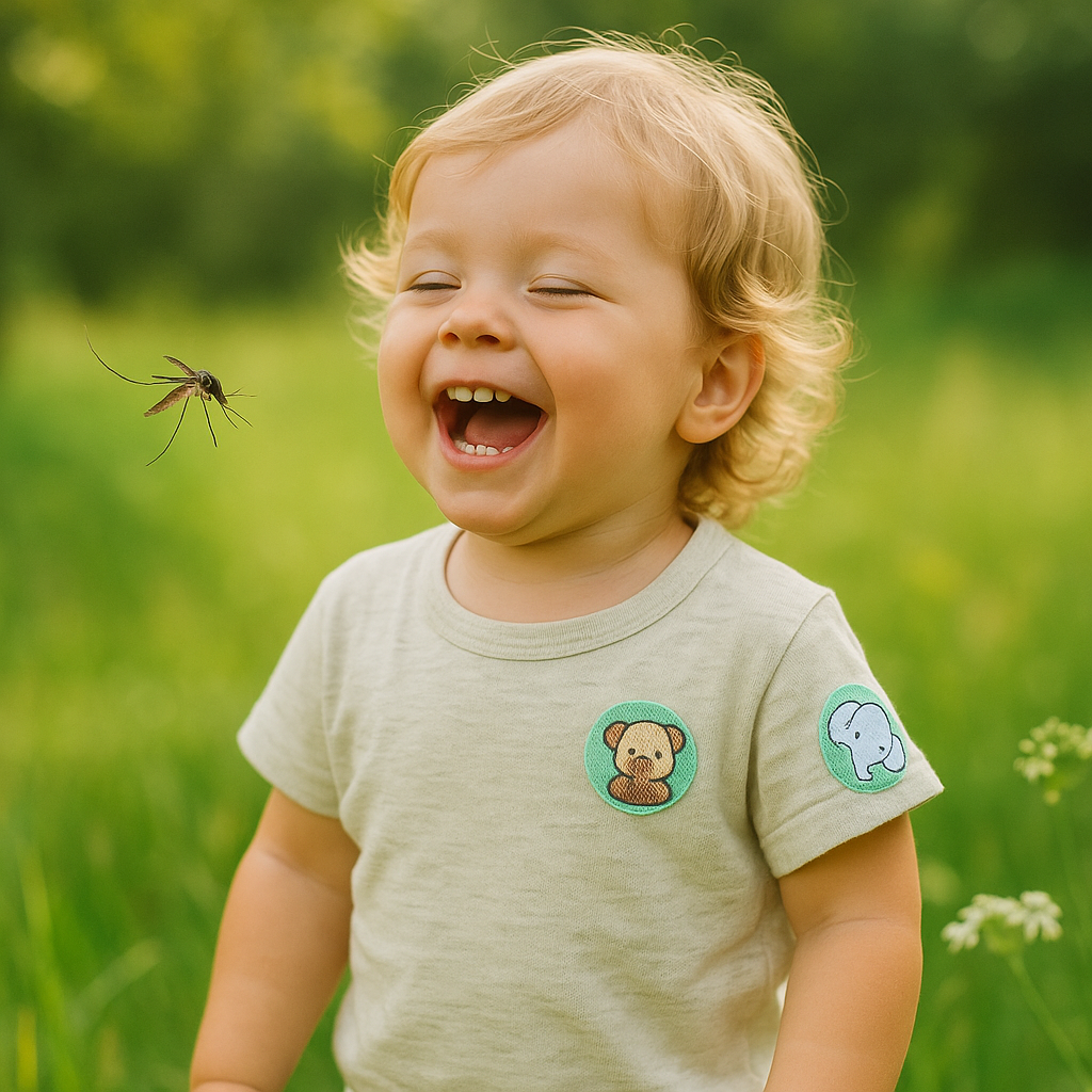 Insect Repellent Animal Print Kids Stickers