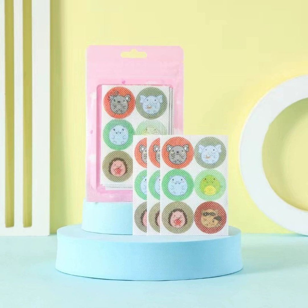 Insect Repellent Animal Print Kids Stickers