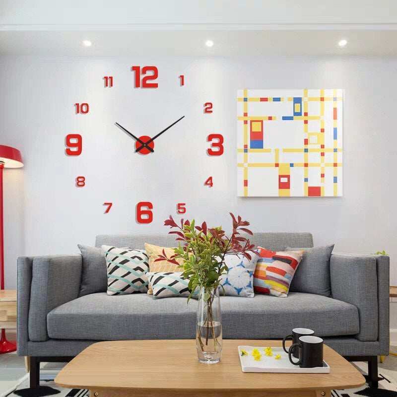Wall Clock Modern Oversized Decorative Timepiece
