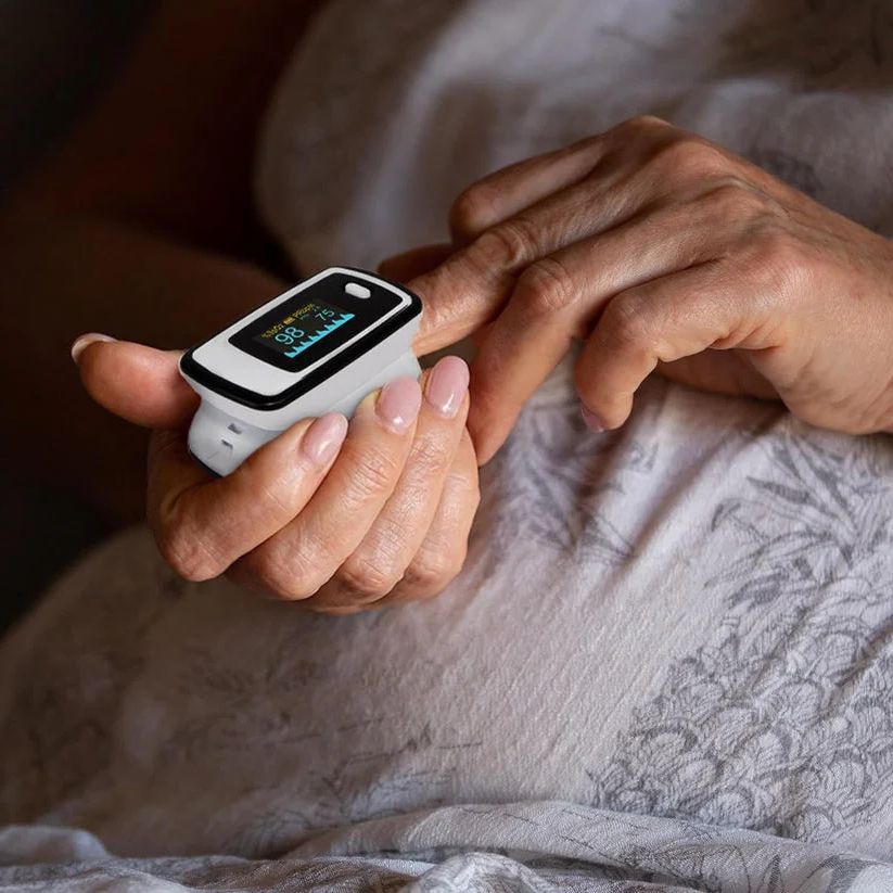 OxiSense | High-Precision Digital Finger Oximeter for Health