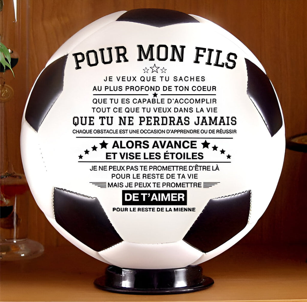 Football Gift with Motivational Message for Kids
