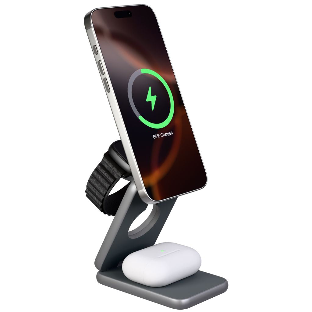Wireless Charging Station Foldable for Travel Use