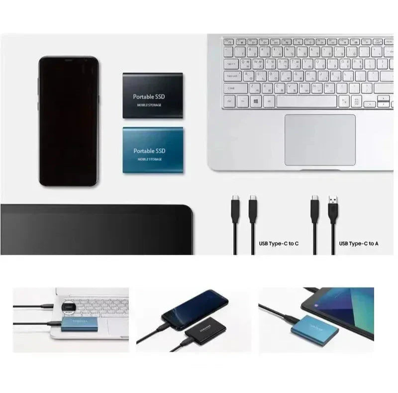 External SSD Portable USB-C Solid State Drive
